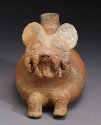 Vase félin, culture Vicus - Pre Columbian